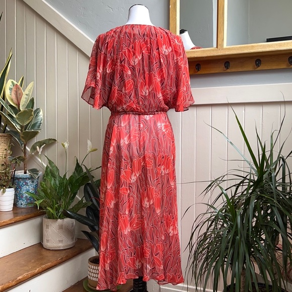 NWOT Banana Republic Belted Floral Maxi Dress - Picture 3 of 14